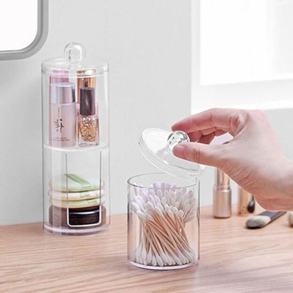 bathroom storage & organization acrylic multifunctional round receive box jewelry cosmetic make-up cotton swabs transparent container
bathroom storage & organization acrylic multifunctional round receive box jewelry cosmetic make-up cotton swabs transparent container