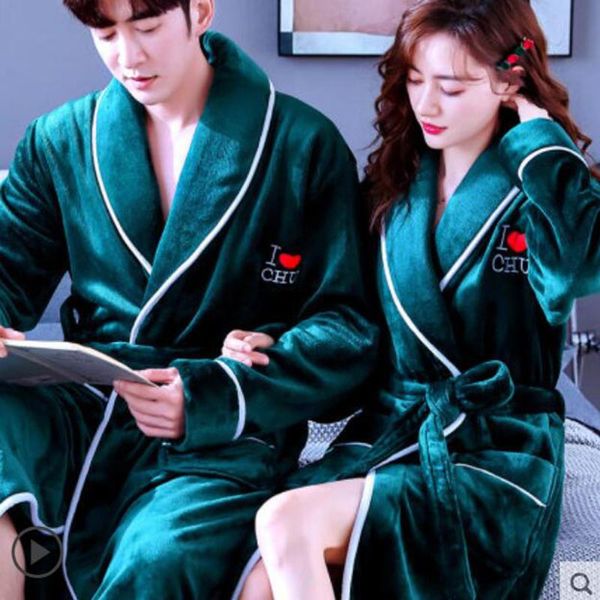 women's sleepwear korean style thick warm flannel couple bathrobe winter long sleeve v-neck women men nightgown lounge home clothes, Black;red
women's sleepwear korean style thick warm flannel couple bathrobe winter long sleeve v-neck women men nightgown lounge home clothes, Black;red