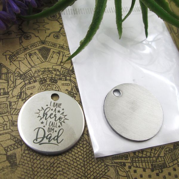 40pcs--stainless steel charms"i have a hero i call him dad" more style choosing diy pendants fo necklace, Bronze;silver
40pcs--stainless steel charms"i have a hero i call him dad" more style choosing diy pendants fo necklace, Bronze;silver
