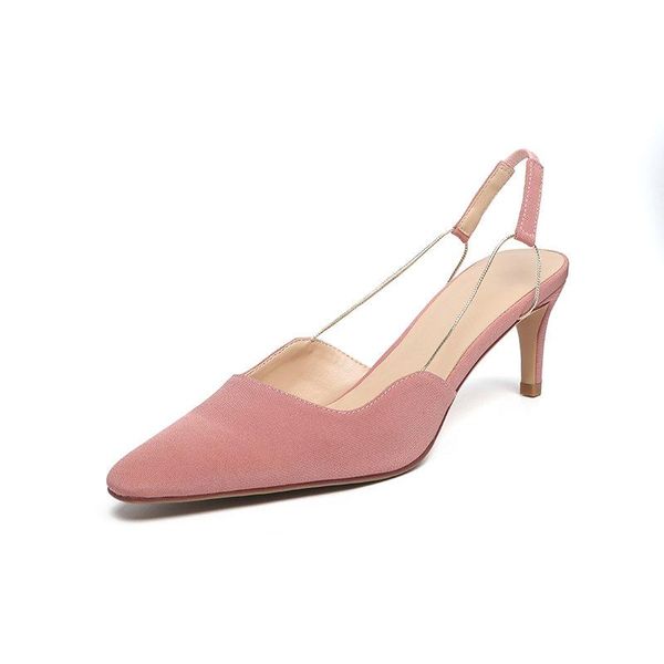 comfortable kid suede sandals fashion shallow pointed toe shoes high thin heel women's, Black
comfortable kid suede sandals fashion shallow pointed toe shoes high thin heel women's, Black