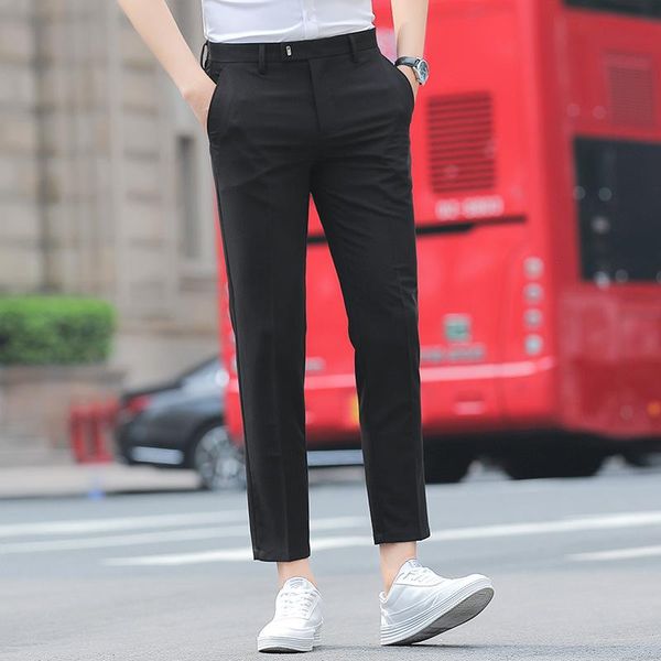 men's pants extremely cool slim fashion casual elastic feet nine-point youth trend, Black
men's pants extremely cool slim fashion casual elastic feet nine-point youth trend, Black