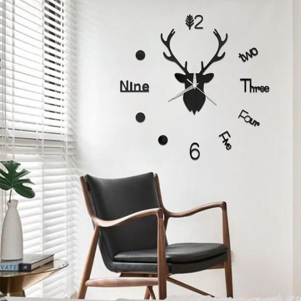 creative diy 3d wall clock mirror stickers deer large decor head home living sticker room watch art decal quartz c0y7 clocks
creative diy 3d wall clock mirror stickers deer large decor head home living sticker room watch art decal quartz c0y7 clocks