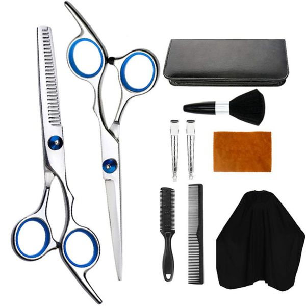 hair scissors 1 set of 10pcs haircut tools professional cutting thinning shears comb clips brush cape
hair scissors 1 set of 10pcs haircut tools professional cutting thinning shears comb clips brush cape