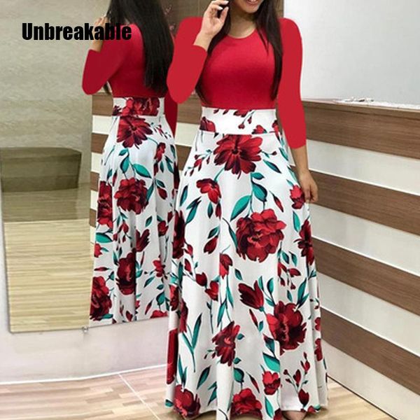 casual dresses vintage floral print o-neck long dress women summer 2021 sleeve elegant lady maxi vestidos plus size s-5xl, Black;gray
casual dresses vintage floral print o-neck long dress women summer 2021 sleeve elegant lady maxi vestidos plus size s-5xl, Black;gray