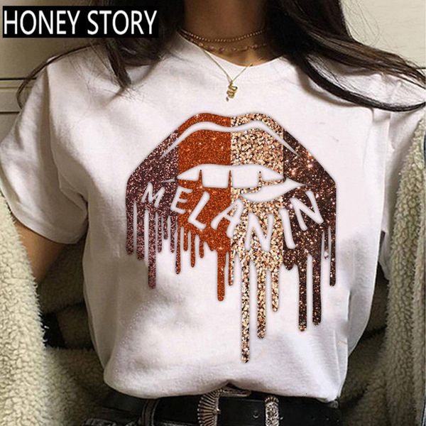 women's t-shirt vogue cartoon t-shirt kawaii melanin shirts women black african hair girl lips graphic aesthetic clothes dx8n, White
women's t-shirt vogue cartoon t-shirt kawaii melanin shirts women black african hair girl lips graphic aesthetic clothes dx8n, White