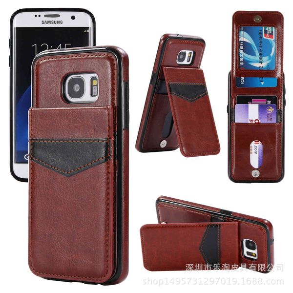 cases cell phone sets suitable for s7dge crazy horse material card holder mobile case multi-functional back cover wallet
cases cell phone sets suitable for s7dge crazy horse material card holder mobile case multi-functional back cover wallet