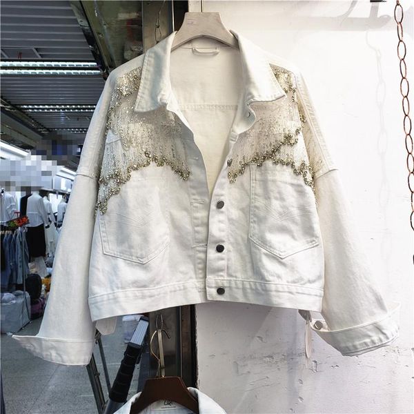 women's jackets spring 2021 fashionable denim jacket versatile short trendy women woman, Black;brown
women's jackets spring 2021 fashionable denim jacket versatile short trendy women woman, Black;brown