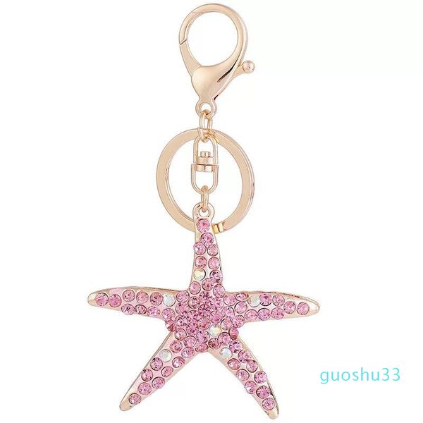 new fashion crystal starfish key ring lovely marine starfish car key chain girl bag accessories keychains, Silver
new fashion crystal starfish key ring lovely marine starfish car key chain girl bag accessories keychains, Silver