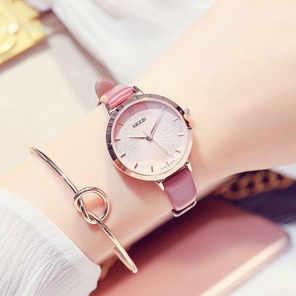 wristwatches leather belt ladies watches for female simple woman waterproof quartz with bracelet, Slivery;brown
wristwatches leather belt ladies watches for female simple woman waterproof quartz with bracelet, Slivery;brown