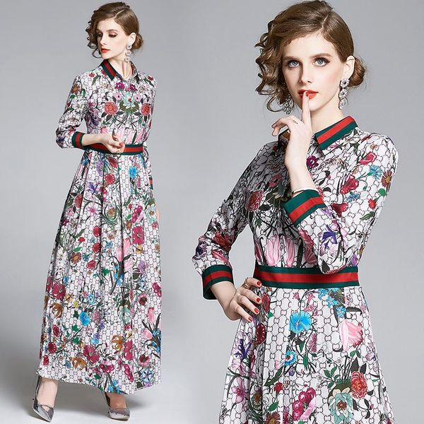 casual dresses elegant evening party shirt long luxury 2021 vintage floral prined striped england style fashion a-line, Black;gray
casual dresses elegant evening party shirt long luxury 2021 vintage floral prined striped england style fashion a-line, Black;gray