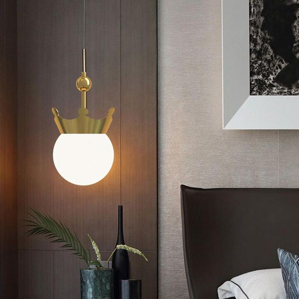 pendant lamps copper simple and light luxury bedroom bedside single head crystal small chandelier creative personality restaurant bar
pendant lamps copper simple and light luxury bedroom bedside single head crystal small chandelier creative personality restaurant bar