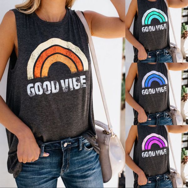 plus size summer tank women good vibes print gray o-neck tank female casual loose vest 2019 sleeveless ladies tee 2xl, White
plus size summer tank women good vibes print gray o-neck tank female casual loose vest 2019 sleeveless ladies tee 2xl, White