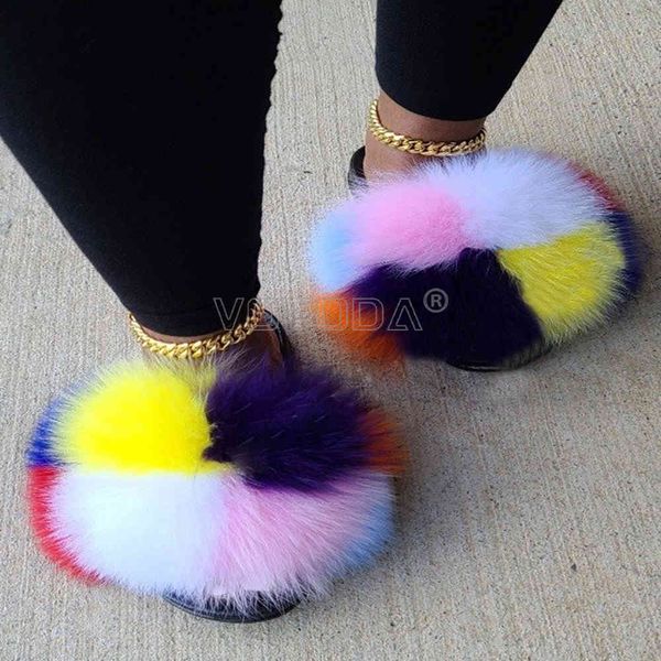fluffy furry slippers for women plush fox slipper girl soft flat home shoes ladies flip flops rainbow slides sandals, Black
fluffy furry slippers for women plush fox slipper girl soft flat home shoes ladies flip flops rainbow slides sandals, Black