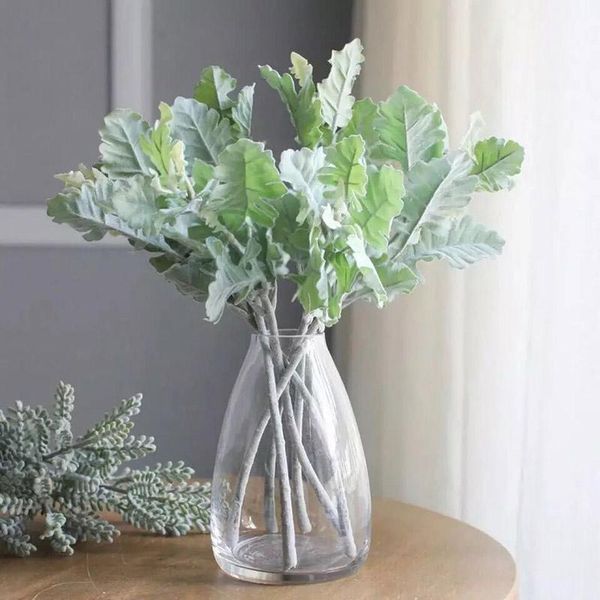 decorative flowers & wreaths 33cm artificial green leaf plants silk senecio cineraria room table decor dusty miller graden el fake
decorative flowers & wreaths 33cm artificial green leaf plants silk senecio cineraria room table decor dusty miller graden el fake