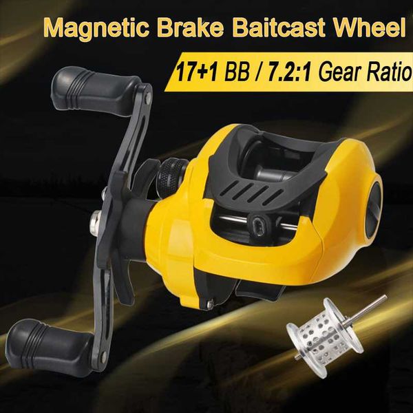 baitcasting reels magnetic brake baitcast wheel drum fishing reel 17+1 bb 7.2:1 high speed ratio 8kg max drag outdoor tackle accessories
baitcasting reels magnetic brake baitcast wheel drum fishing reel 17+1 bb 7.2:1 high speed ratio 8kg max drag outdoor tackle accessories