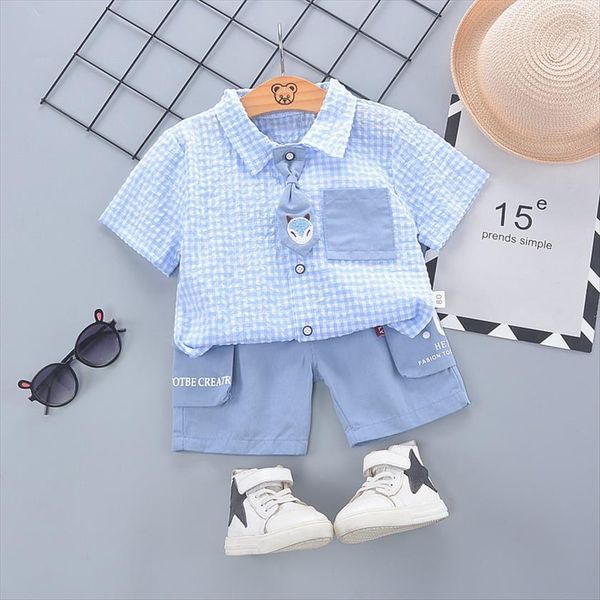 baby boys clothing sets summer children short sleeve plaid shirt shorts toddlert infant kids casual clothes, White
baby boys clothing sets summer children short sleeve plaid shirt shorts toddlert infant kids casual clothes, White