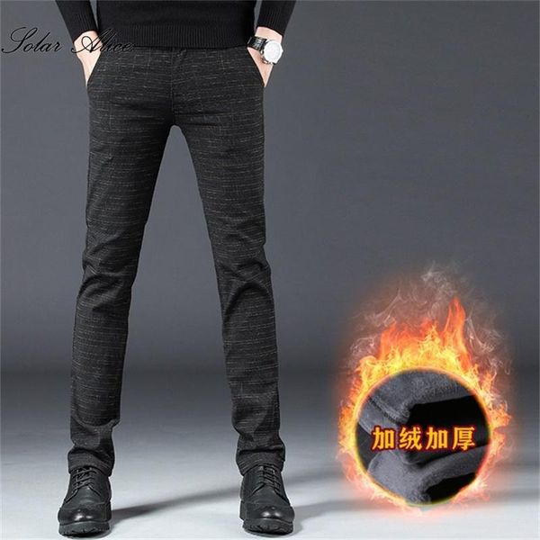 men's pants 2021 men's winter mid-waist plus veet thick stretch slim-fitting casual pants simple plaid pants, Black
men's pants 2021 men's winter mid-waist plus veet thick stretch slim-fitting casual pants simple plaid pants, Black