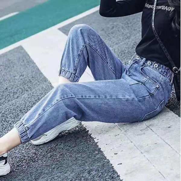 women's jeans dimi harem pants large s-5xl spring jeans, net red torre ladies loose nine elastic waist toe, Blue
women's jeans dimi harem pants large s-5xl spring jeans, net red torre ladies loose nine elastic waist toe, Blue