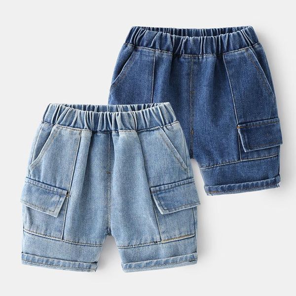 handsome cowboy summer boys denim shorts cotton elastic waist kids knee lenght trousers pants children's clothes, Black
handsome cowboy summer boys denim shorts cotton elastic waist kids knee lenght trousers pants children's clothes, Black