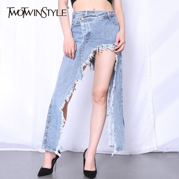 denim streetwear skirt for women high waist patchwork tassel irregular hem casual skirts female fashion new tide 210428, Black
denim streetwear skirt for women high waist patchwork tassel irregular hem casual skirts female fashion new tide 210428, Black