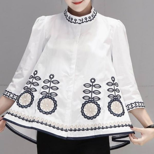 womens and blouses casual blouse women blusas mujer de moda floral embroidery blouse shirt women clothes c717 210426, White
womens and blouses casual blouse women blusas mujer de moda floral embroidery blouse shirt women clothes c717 210426, White