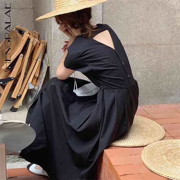 backless dress women's summer v-neck single breasted waist short sleeve mid-calf dresses female tide 5e397 210427, Black;gray
backless dress women's summer v-neck single breasted waist short sleeve mid-calf dresses female tide 5e397 210427, Black;gray