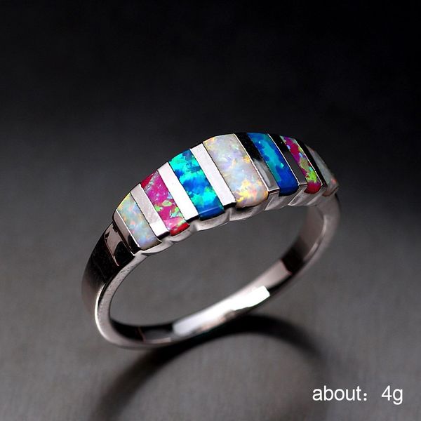 fashion crystal ring lady wedding rings, Silver
fashion crystal ring lady wedding rings, Silver