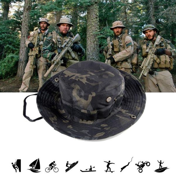 wide brim hats camouflage tactical cap military boonie hat us army caps camo men outdoor sports sun bucket fishing hiking hunting, Blue;gray
wide brim hats camouflage tactical cap military boonie hat us army caps camo men outdoor sports sun bucket fishing hiking hunting, Blue;gray