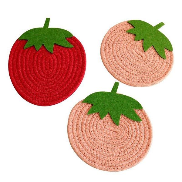 little strawberry pumpkin fruit series cotton rope placemat heat pad pastoral eco-friendly round polyester mats & pads
little strawberry pumpkin fruit series cotton rope placemat heat pad pastoral eco-friendly round polyester mats & pads