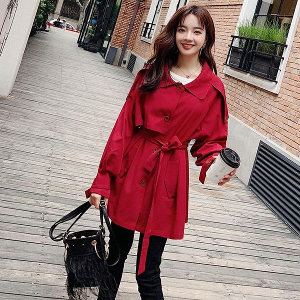women's trench coats 2021 autumn fashion women lace up jacket female single breasted outwear ladies leisure coat girls temperament wind, Tan;black
women's trench coats 2021 autumn fashion women lace up jacket female single breasted outwear ladies leisure coat girls temperament wind, Tan;black