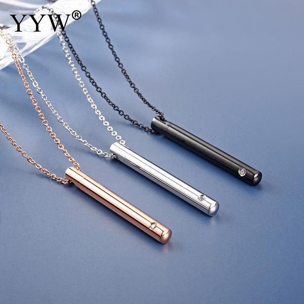 pendant necklaces titanium steel cylindrical necklace urn memorial family pet essential oil perfume bottle jewelry, Silver
pendant necklaces titanium steel cylindrical necklace urn memorial family pet essential oil perfume bottle jewelry, Silver