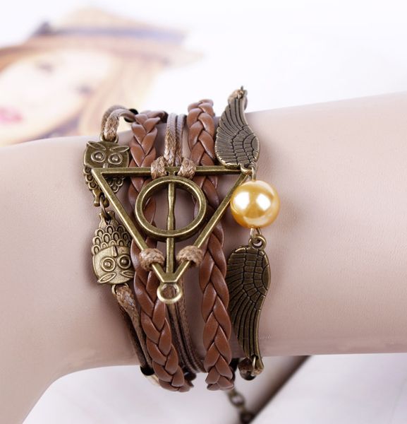 factory hallows woven deathly wings hand harry potter bracelet fashion accessoriesxoz7, Black
factory hallows woven deathly wings hand harry potter bracelet fashion accessoriesxoz7, Black