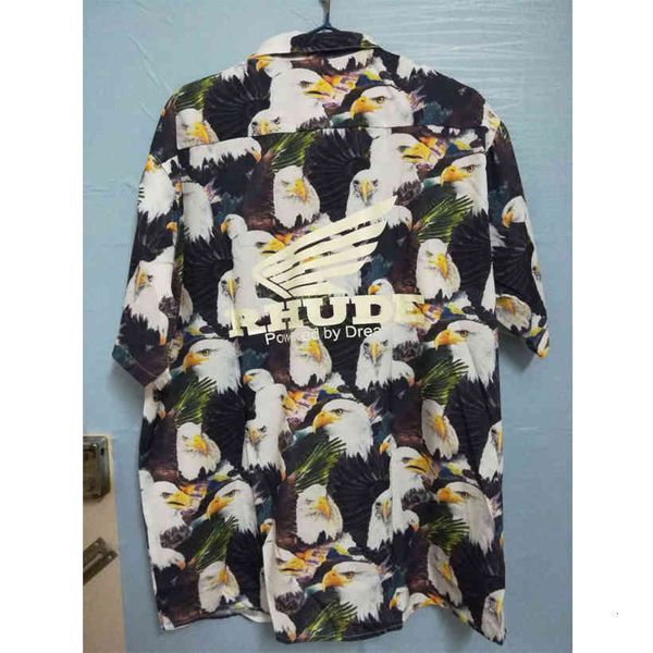 women's blouses & shirts rhude shirt complete eagle head impression of feathers men oversized casual beach short-sleeve, White
women's blouses & shirts rhude shirt complete eagle head impression of feathers men oversized casual beach short-sleeve, White