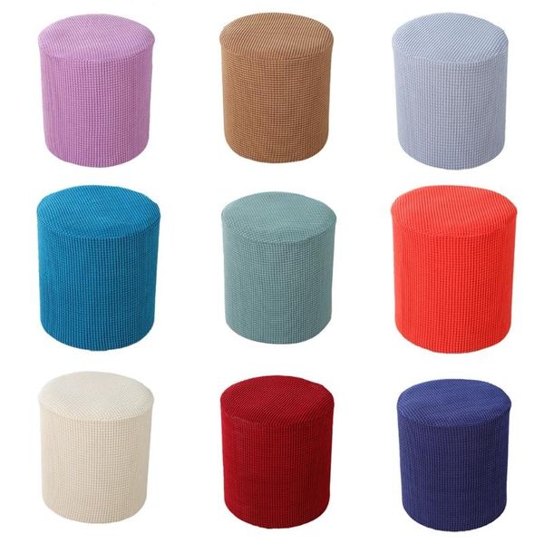 chair covers round ottoman slipcover waffle jacquard velvet footstool cover elastic protector
chair covers round ottoman slipcover waffle jacquard velvet footstool cover elastic protector