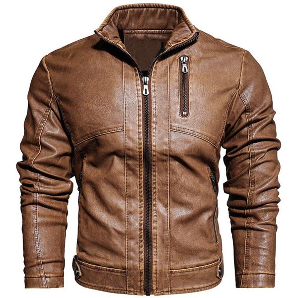 men's fur & faux leather jacket winter autumn mens motorcycle pu coat warm fashion slim outwear male clothing, Black
men's fur & faux leather jacket winter autumn mens motorcycle pu coat warm fashion slim outwear male clothing, Black