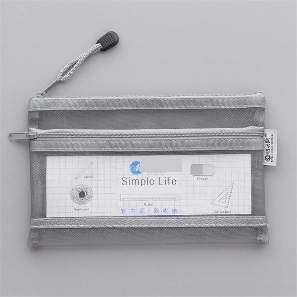 IwL mingxingsheng a6104 large capacity simple storage storage small fresh transparent pencil bags mesh nylon pen bag
IwL mingxingsheng a6104 large capacity simple storage storage small fresh transparent pencil bags mesh nylon pen bag