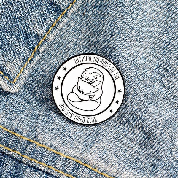 alwrys tired club creative lazy animal brooch hug pillow sleepy cute cartoon badge, Gray
alwrys tired club creative lazy animal brooch hug pillow sleepy cute cartoon badge, Gray