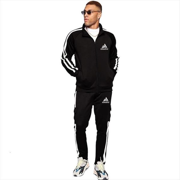 sportswear track suit sets men tracksuits spring polyester comfortable breathable zipper stand collar casual clothing, Gray
sportswear track suit sets men tracksuits spring polyester comfortable breathable zipper stand collar casual clothing, Gray