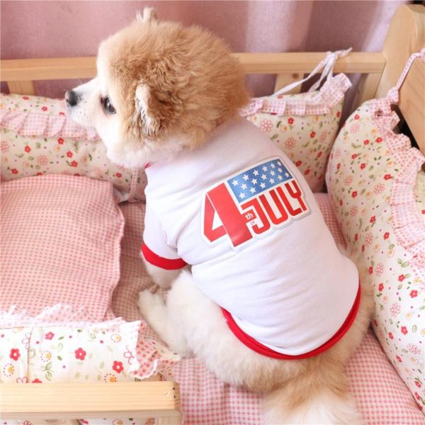 dog apparel 4th july soft cotton t-shirt clothes short sleeve puppy outfits pet supplies
dog apparel 4th july soft cotton t-shirt clothes short sleeve puppy outfits pet supplies