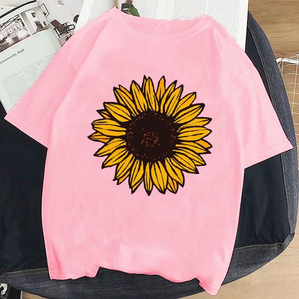 women's t-shirt sunflower print graphic tees women aesthetic short sleeve summer 2021 clothing camisetas mujer, White
women's t-shirt sunflower print graphic tees women aesthetic short sleeve summer 2021 clothing camisetas mujer, White