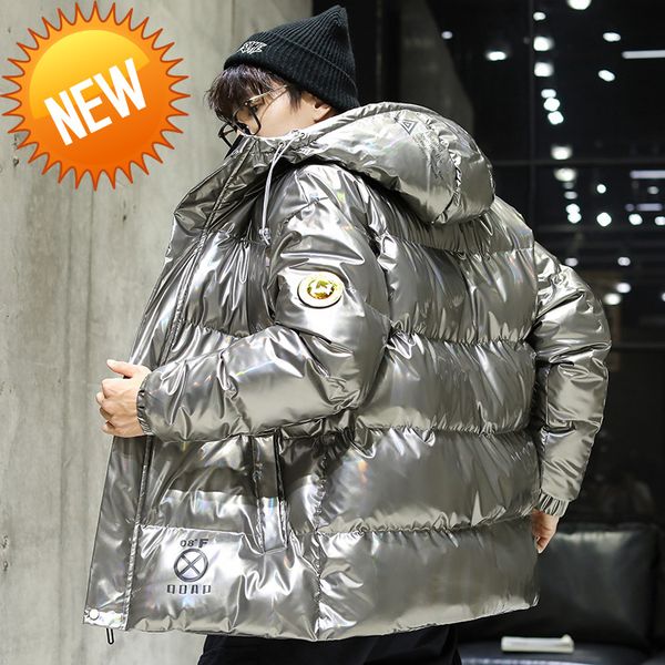 winter 2021 new men's shiny down jacket short thick warm windproof trendy fashion brand male coat clothing, Black
winter 2021 new men's shiny down jacket short thick warm windproof trendy fashion brand male coat clothing, Black