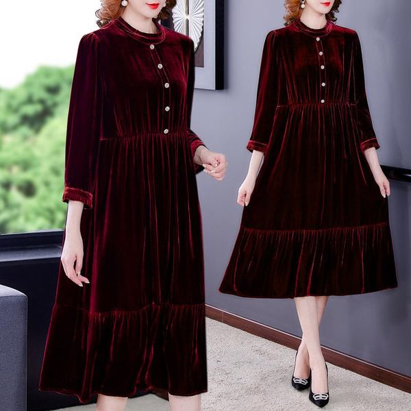 casual dresses coigarsam women dress autumn 2021 office lady korea style long sleeve solid o-neck red wine traf robe vestidos, Black;gray
casual dresses coigarsam women dress autumn 2021 office lady korea style long sleeve solid o-neck red wine traf robe vestidos, Black;gray