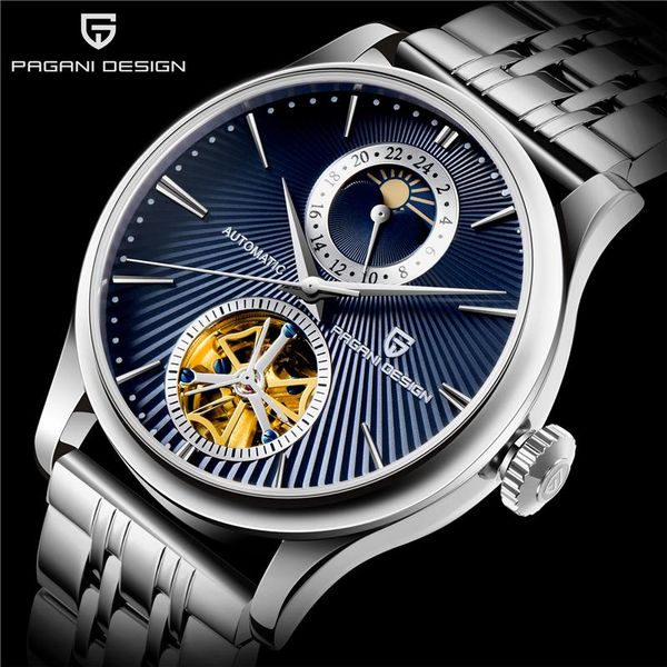 wristwatches automatic watches men pagani design mechanical watch waterproof business tourbillon wristwatch 2021, Slivery;brown
wristwatches automatic watches men pagani design mechanical watch waterproof business tourbillon wristwatch 2021, Slivery;brown