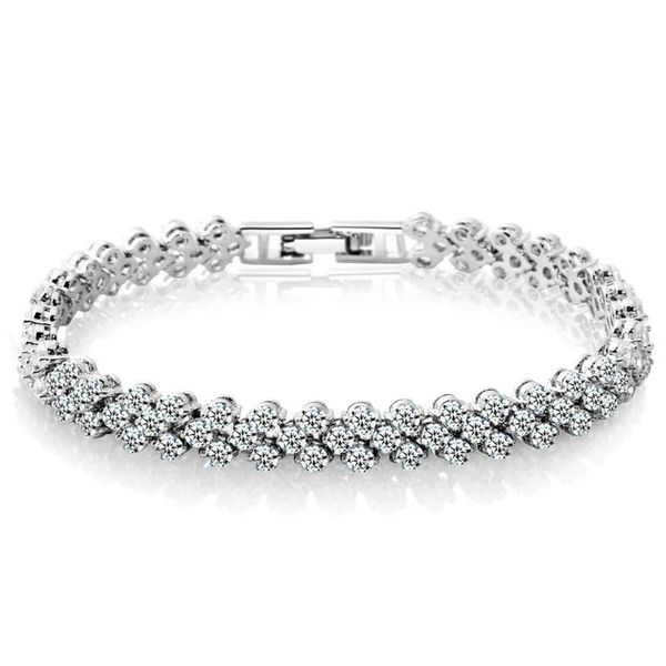 link, chain 2021 bracelet for women + zircon crystal girls wedding party gifts, Black
link, chain 2021 bracelet for women + zircon crystal girls wedding party gifts, Black