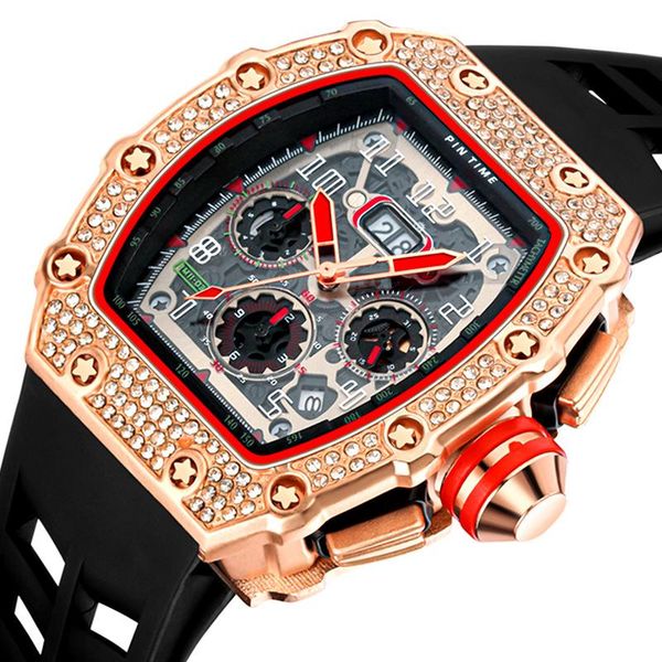 wristwatches pintime business sports luxury men's watch waterproof calendar diamond quartz military relogio masculino gift, Slivery;brown
wristwatches pintime business sports luxury men's watch waterproof calendar diamond quartz military relogio masculino gift, Slivery;brown
