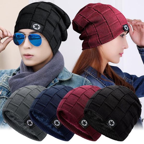 beanies hat male winter thickened woolen men women autumn and warmth plus plush cap five star square lattice knitting
beanies hat male winter thickened woolen men women autumn and warmth plus plush cap five star square lattice knitting