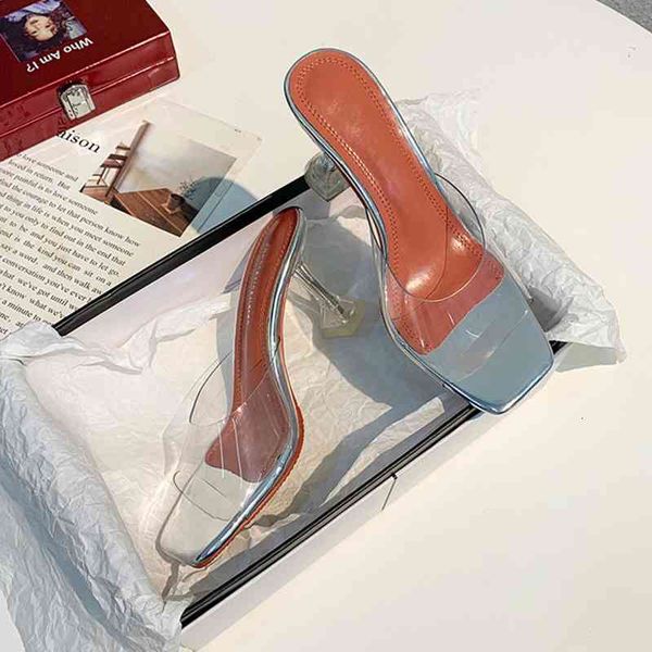 slippers star style transparent pvc women fashion square toe cup heeled summer female mules slides high heels sandals shoes cudb, Black
slippers star style transparent pvc women fashion square toe cup heeled summer female mules slides high heels sandals shoes cudb, Black