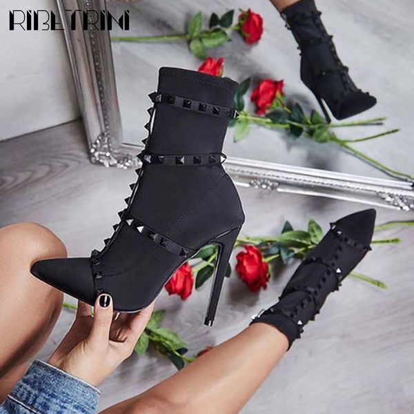 boots girl rivet flock shoes ins high heels ankle women pointed toe party autumn boots, Black
boots girl rivet flock shoes ins high heels ankle women pointed toe party autumn boots, Black