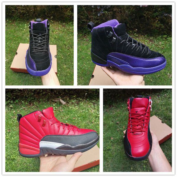 12 dark purple men basketball shoes 12s reverse flu game varsity red black mens athletic sneaker size 8-13
12 dark purple men basketball shoes 12s reverse flu game varsity red black mens athletic sneaker size 8-13
