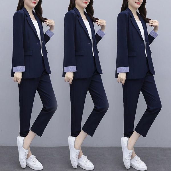 women's two piece pants women 's suit jacket 2021 spring and summer korean style fashion temperament office wear casual 2-piece se, White
women's two piece pants women 's suit jacket 2021 spring and summer korean style fashion temperament office wear casual 2-piece se, White